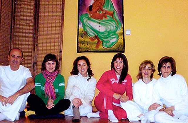 En Orihuela con mi grupo de yoga
